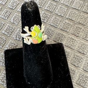 925 Frog Ring